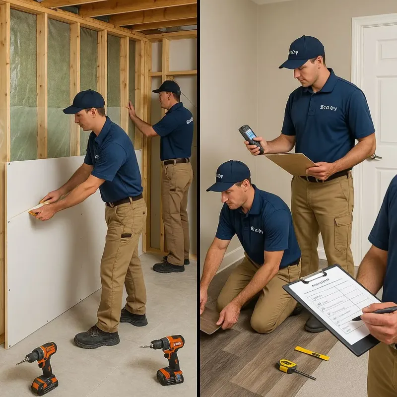 Repairs and Reconstruction process in Limerick, ME